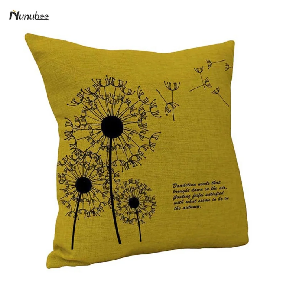 Nunubee الصينية وسادة مزيج و مباراة الكتان المخدة مكتب المنزل أريكة وسادة حالة السيارة غطاء وسادة