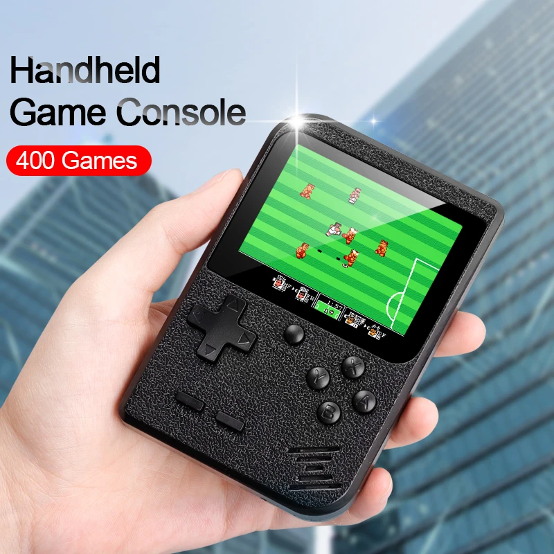 

Retro Portable Mini Handheld Game Console 8-Bit 2.8 in Color LCD Screen Kid Video Handheld Game Player Built-in 400 Games on TV