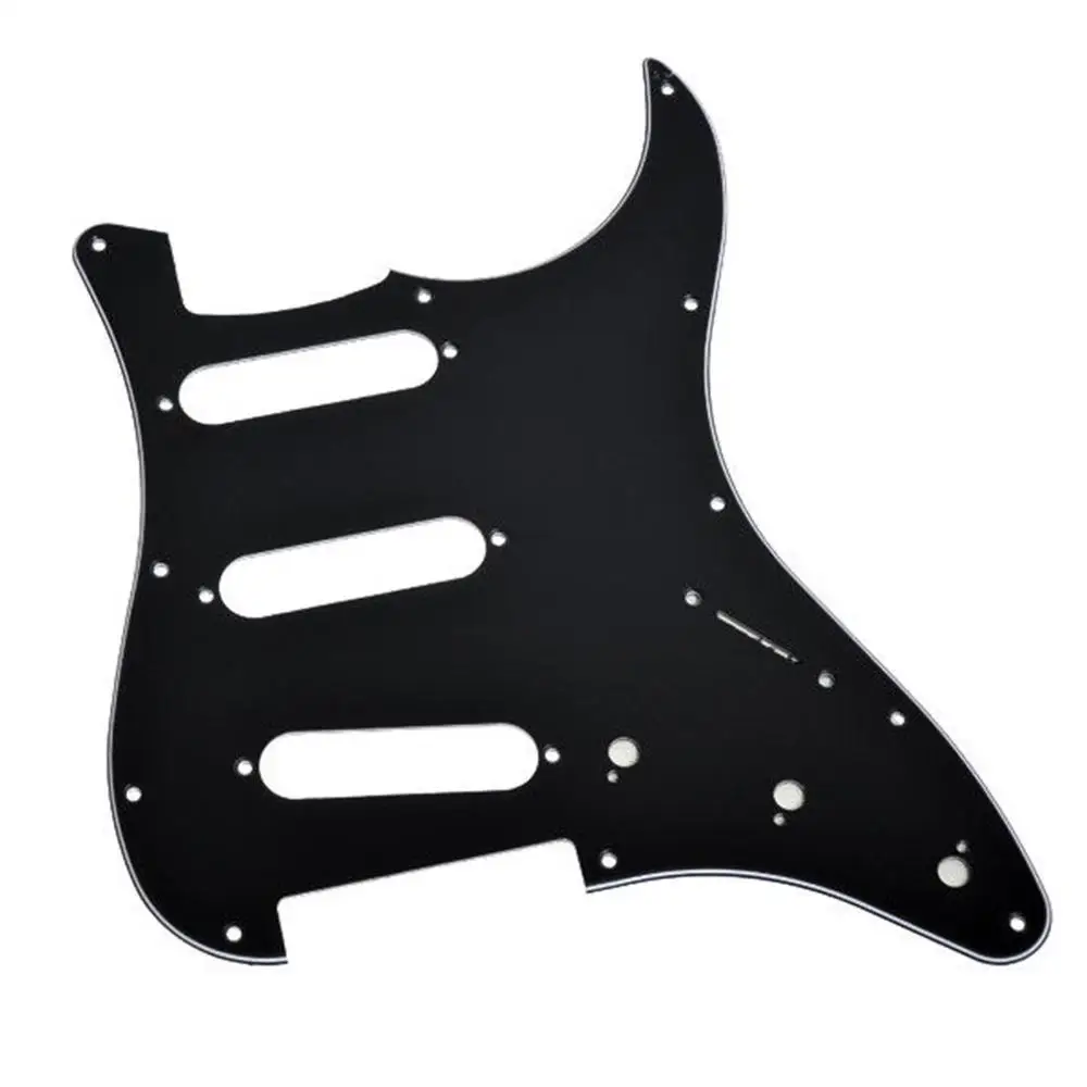 ST электрогитара pick guard царапина пластина для современного стиля pick Guard аксессуары для гитары - Цвет: Черный