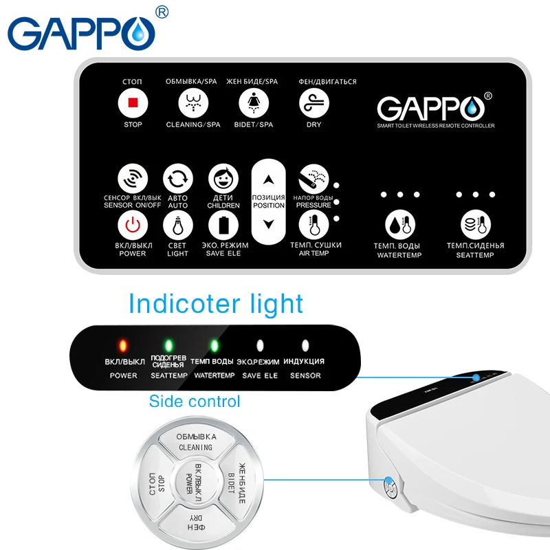  GAPPO smart toilet seats toilet seat cover bidet Electric toilet seat cover warm clean seat cover i