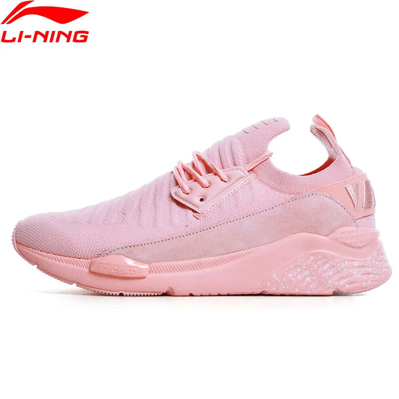 

Li-Ning Women's Sports Life EXCEED Lifestyle Shoes Cushion Breathable LiNing Comfort Jogging Sneakers Sport Shoes GLKN038 YXB166