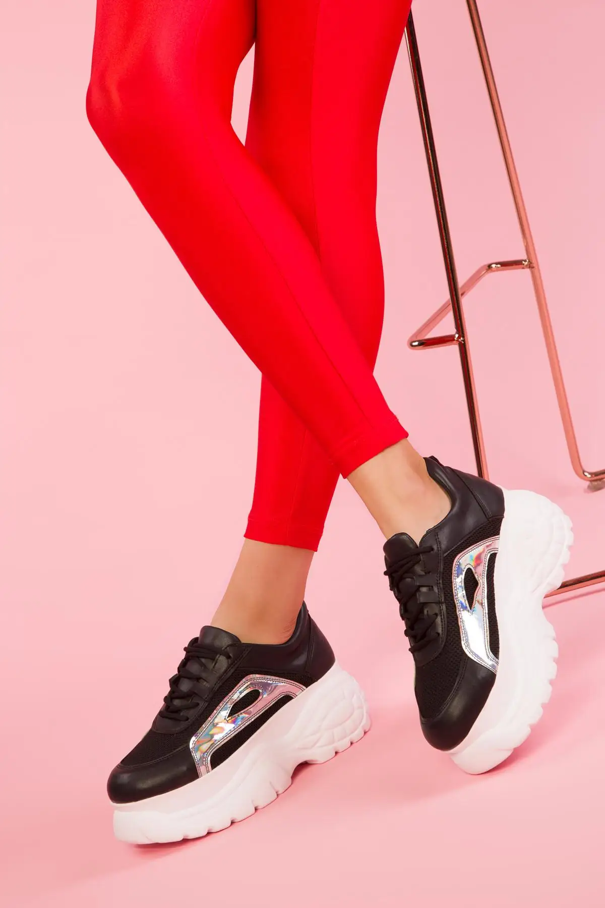

Soho Black Neon Women 'S Sneaker 13368