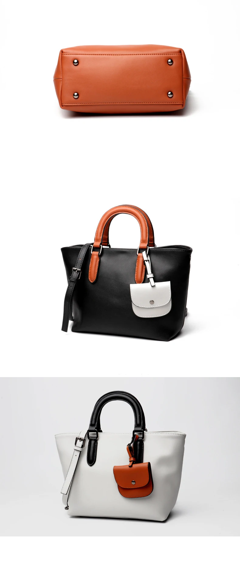 Women genuine leather handbag 17