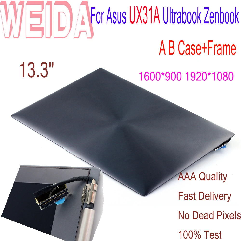 Сменный ЖК дисплей 13 3 дюйма для Asus UX31A UX31T Ultrabook Zenbook сенсорный экран 1920*1080 A B чехол +