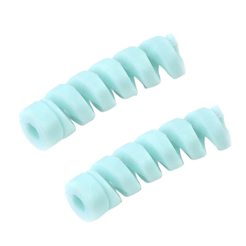 2pcs/set Cable Protector Bobbin Winder Data Line Case Rope Protection Spring Twine For IPhone Android USB Earphone Cover