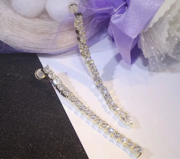 

Designer Fashion 925 Sterling Silver Jewelry 3A Cubic Zirconia Party Necklace