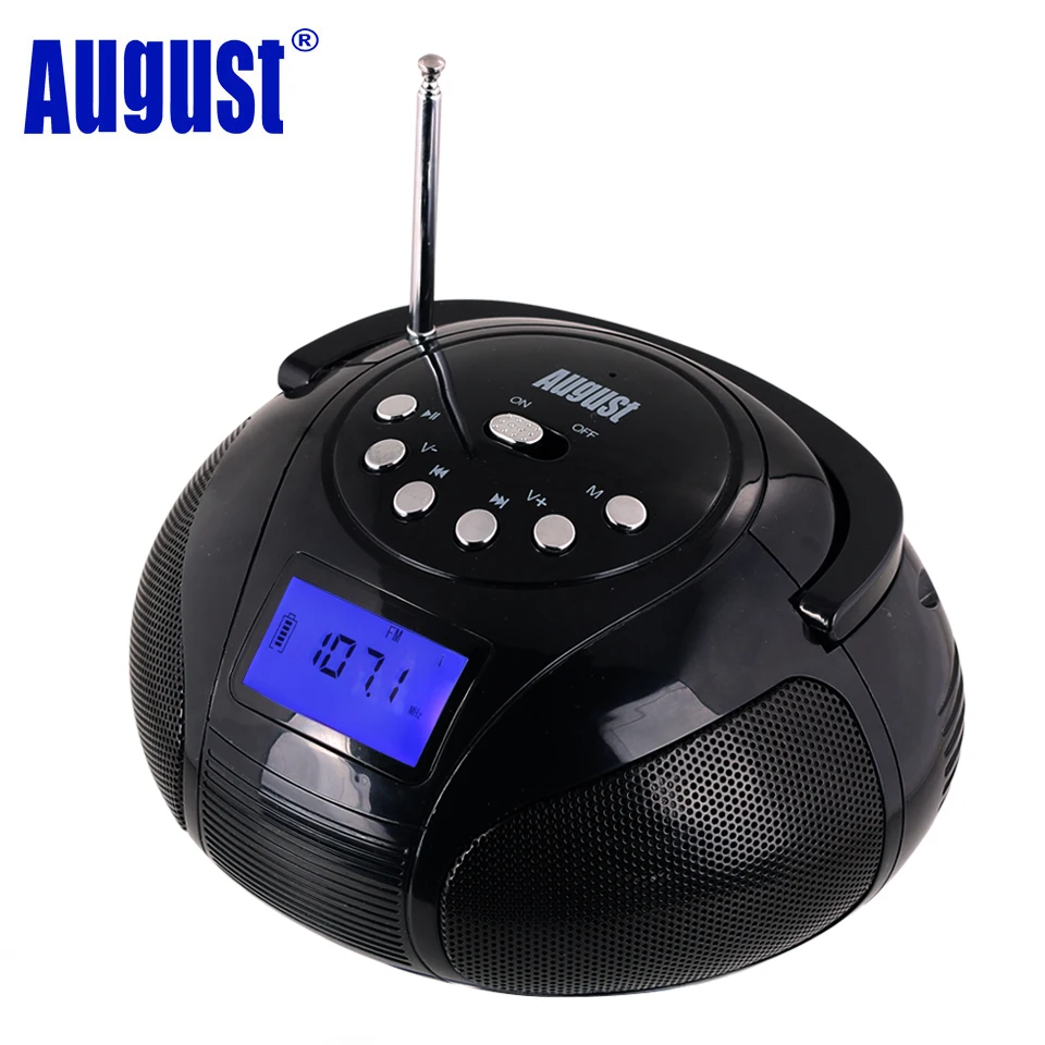 August SE20 Portable Alarm Clock Radio with Bluetooth Speaker Mini MP3 Stereo System with SD Card / USB / AUX 2x3W HiFi Speakers August SE20 Portable Alarm Clock Radio with Bluetooth Speaker Mini MP3 Stereo System with SD Card / USB / AUX 2x3W HiFi Speakers