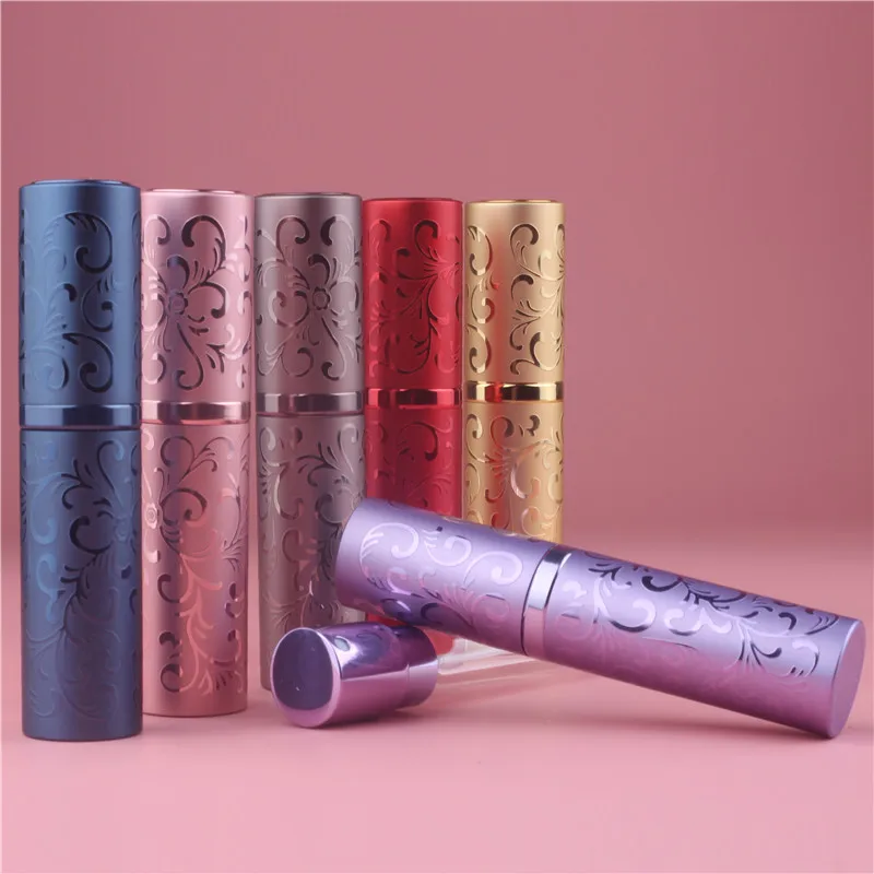

NEW GOODS Portable Travel Floral Print 10ML Empty Perfume Bottle Refillable Spray Makeup Atomizer Womens Empty Atomiser Sprayer
