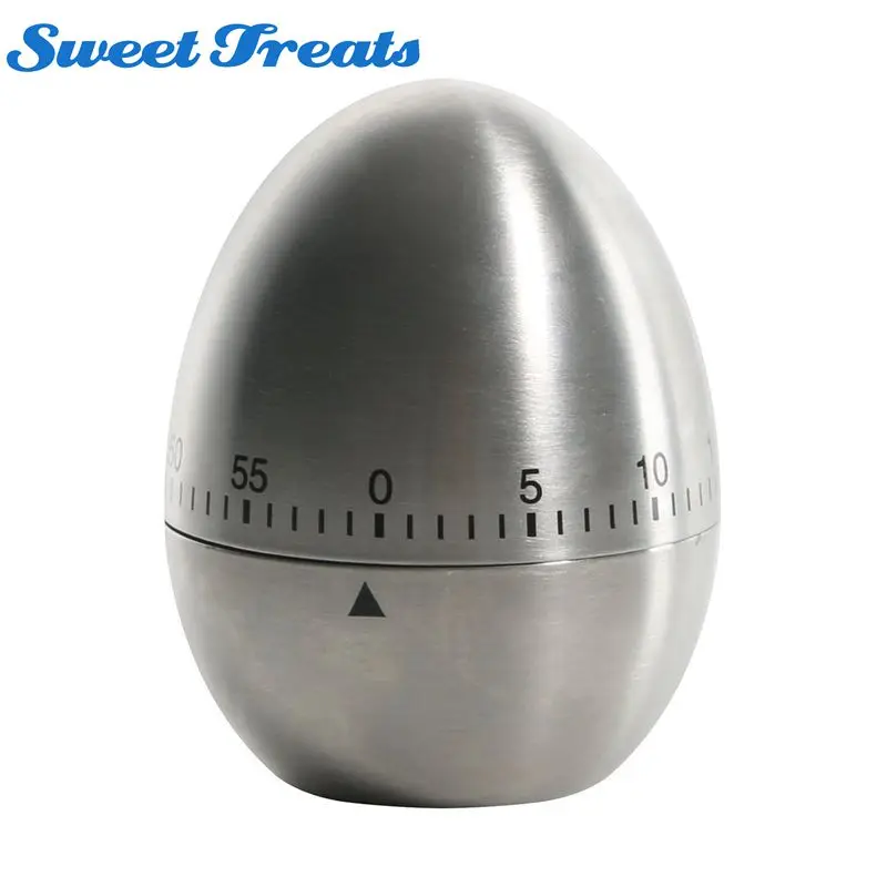 

Sweettreats Stainless Steel1-60 Minutes Mechanical Countdown Timer for Kitchen