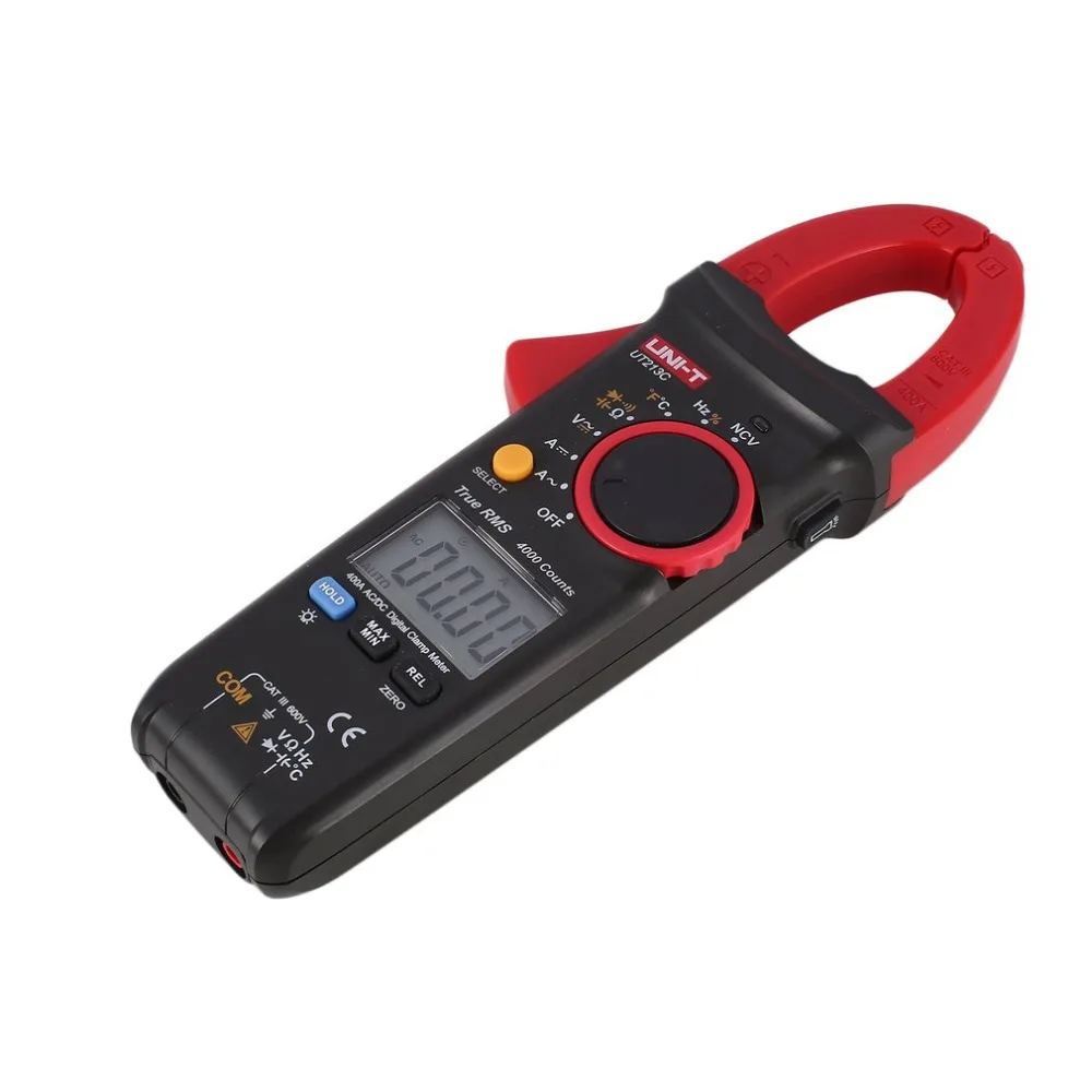 

UNI-T UT213C 400A Digital Clamp Meters Voltage Resistance Capacitance Multimeter Temperature Multimetro Diode True RMS