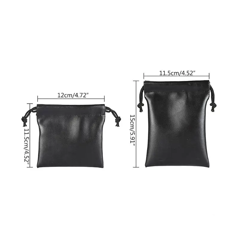 

1pc PU Leather Dice Bags D&D Tarot Card Storage Bag Jewelry Headset Phone Drawstring Package