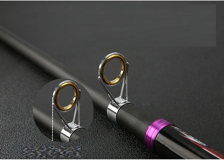 New Portable Hard Telescopic Fishing Rod Glass Fiber 2.1-3.6M Throw the long shot Sea Pole Ultra Sea Pole  throwing rod