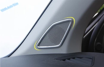 

Lapetus Auto Styling Inner Window Pillar A Stereo Speaker Audio Cover Trim Kit 2 Pcs For Skoda Karoq 2018 2019 / Stainless Steel
