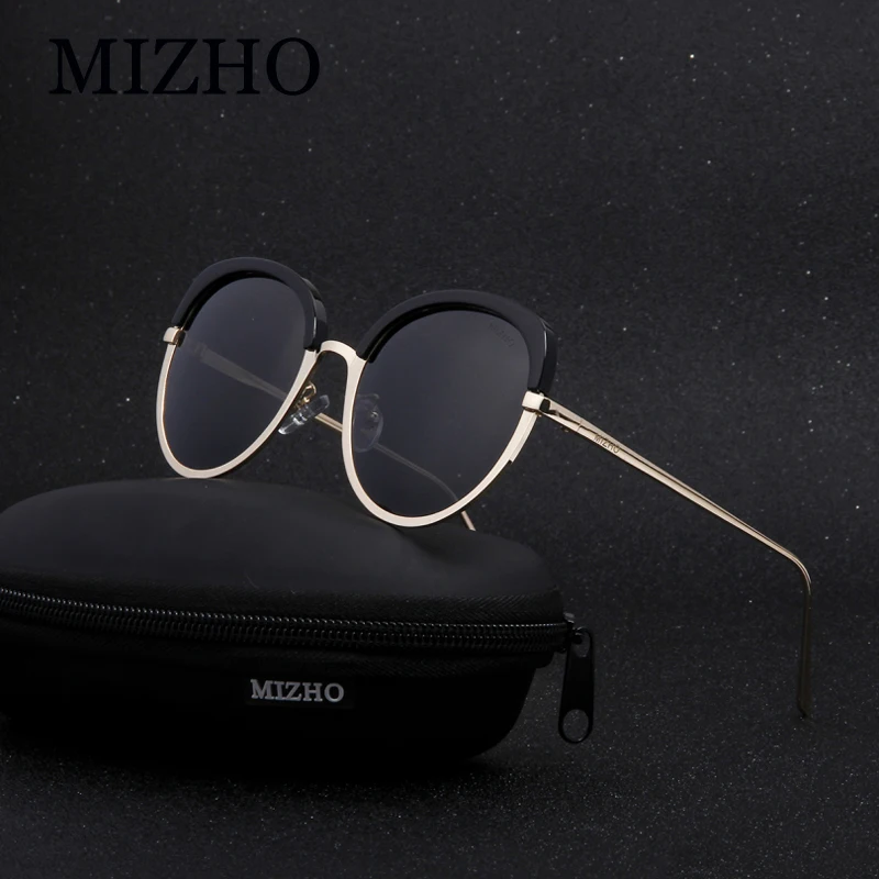 MIZHO Future маленькие медные металлические поляризационные солнцезащитные очки