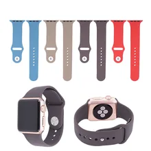 Apple Watch Band 38mm 42mm 40mm 44mm, Sport Band Soft Silicone Strap Replacement Bands For iWatch Series 4, Series 3/2/1 S/M M/L цена Apple Watch Band 38mm 42mm 40mm 44mm, Sport Band Soft Silicone Strap Replacement Bands For iWatch Series 4, Series 3/2/1 S/M M/L цены онлайн
