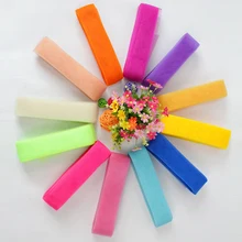 2,3"(6 см) плоский Плоский конский волос кринолин chronolin сетка оплетка для женщин 100 ярдов/лот