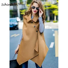 Модная брендовая Женская куртка из натурального кашемира, пальто, жилет, пончо, одежда высшего качества