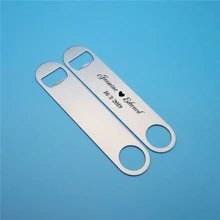 Индивидуальный свадебный подарок открывалка для бутылок из нержавеющей стали на заказ, день рождения, торжество, Мальчишник, вечерние открывалка для пивных бутылок, набор из 30