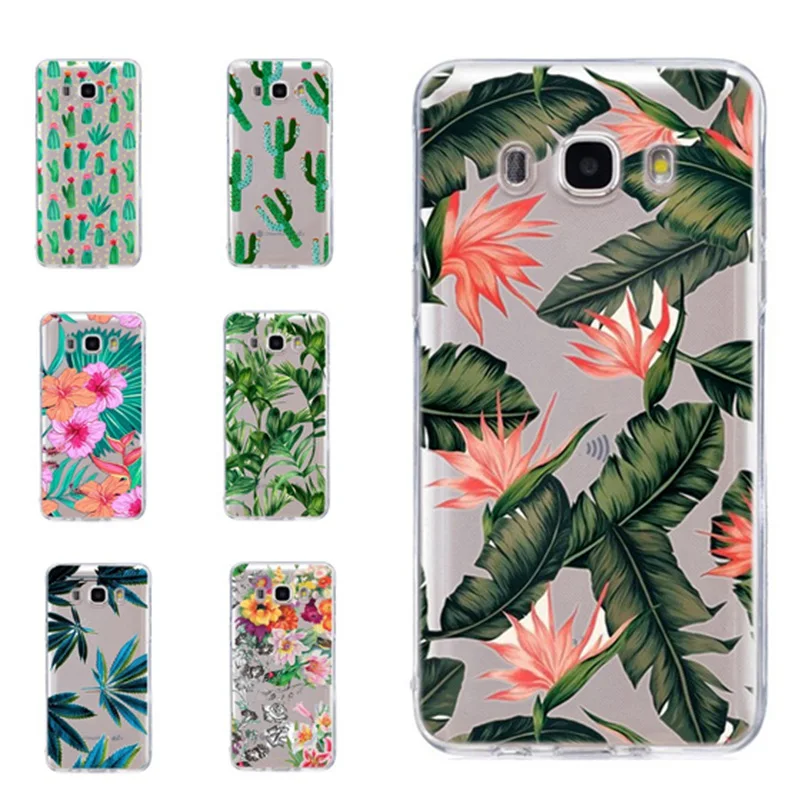 For Samsung Galaxy A3 A5 2016 2017 prime J1 J2 J3 J5 J7 TPU Colorful Soft Rose Flower Painted Desig Cover Case Fundas C330 |