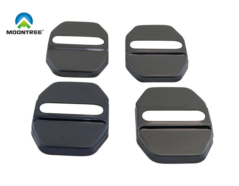4 Pcs Black Car Door Lock Protective Cover For BMW X1 X2 2 5 6 7 Series