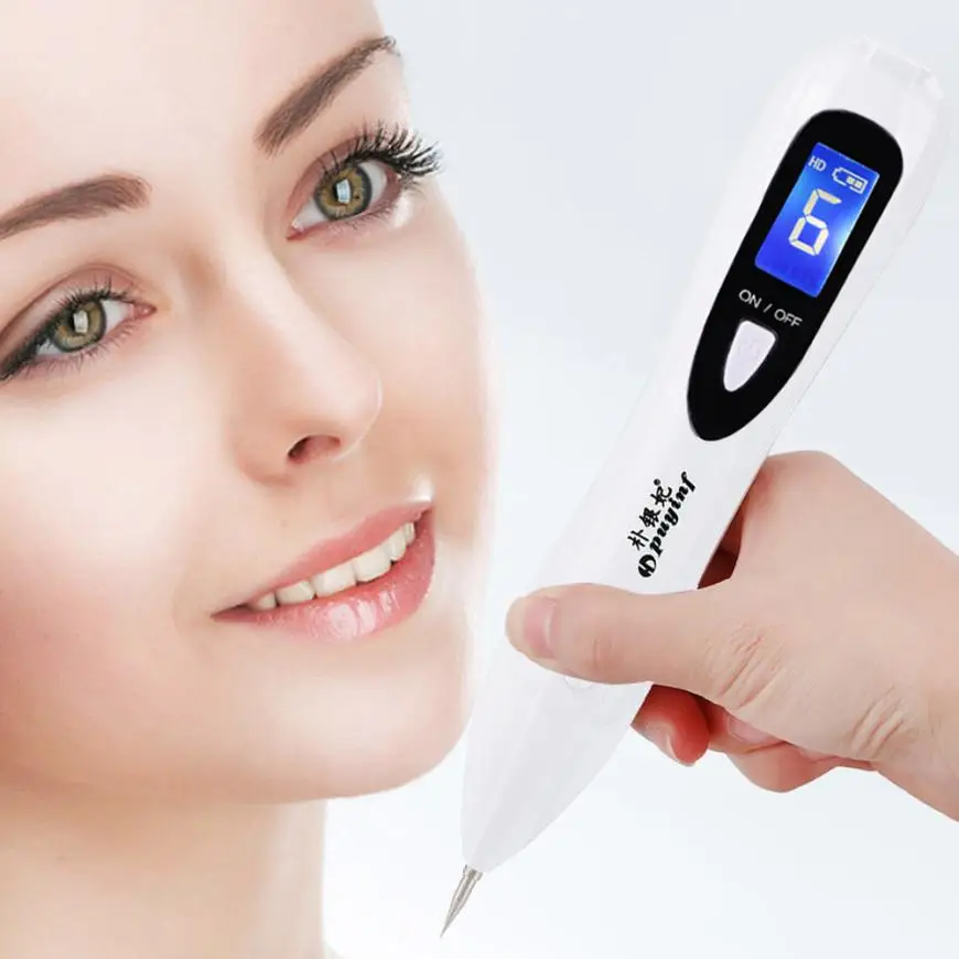 

Electric LCD Portable Freckle Warts Dot Mole Dark Spot Tattoo Removal Pen Beauty Skin Machine NO10 dropship