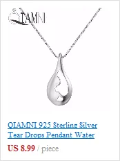 QIAMNI 925 пробы серебро молекула серотонина химия Циркон Цепи чокер кулон ожерелья для женщин девочек свадебный подарок ювелирные изделия