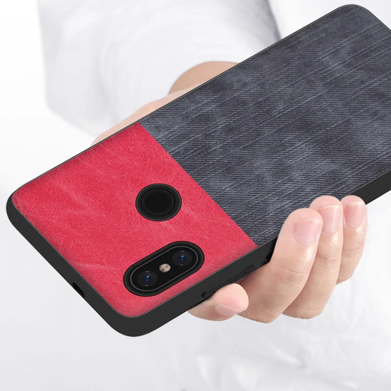 

For Xiaomi Redmi Note 5 Case Vintage Business Phone Bag For Redmi Note 5 6 Luxury Jeans Cover For Xiaomi Redmi Note 6 Pro Case