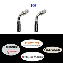 2 pieces/lot Dental Ultrasonic Scaler Tip E8 Compatible with Woodpecker, EMS, Mectron