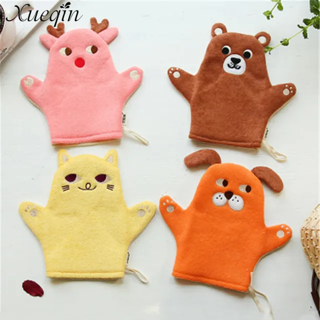 1 Pcs Mrosaa Body Sponge Bath Massage Of Shower Bath Gloves Shower Cleaning Exfoliating Bath Gloves Shower Scrubber Bathroom