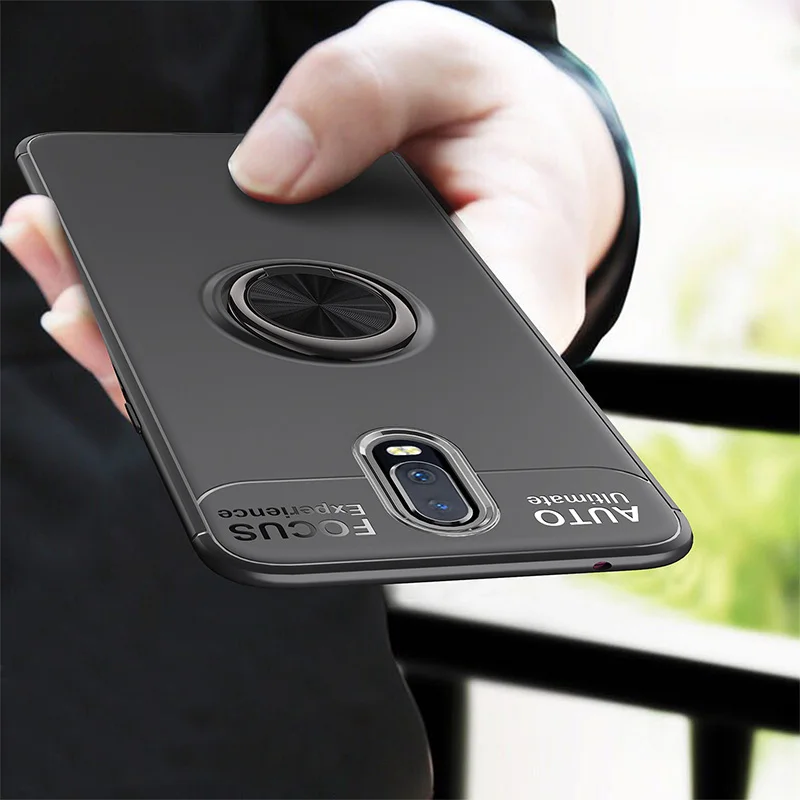 Metal Finger Ring Case for font b Oneplus b font font b 7 b font Case