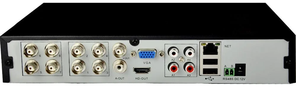 AHD 8CH CCTV DVR Регистраторы 720 P в режиме реального времени цифровой видео H.264