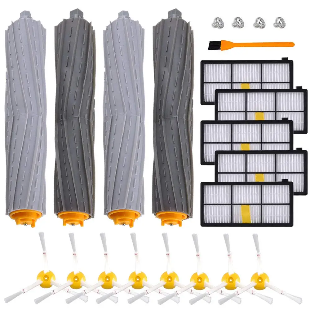 

for iRobot Roomba 860 870 880 890 891 960 980 Replacement Parts Kit 800 900 Series Vacuum Accessories Debris Extractor Hepa Filters Side Brushes