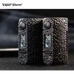 Электронная сигарета Vapor Storm Puma Stone Mod Max 200 Вт bypass/ss 8 различных режимов ecigarette бокс мод Vape мод на Двойной 18650 батареи