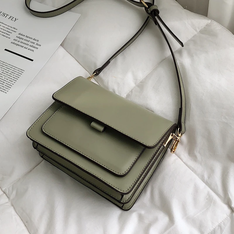 حقيبة يد المرأة حقيبة كتف الفاخرة 2019 جديد مصمم صغيرة Crossbody أكياس بو الجلود المحافظ و حقائب السفر اليد حقيبة