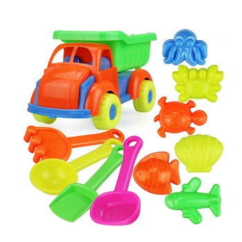 

11-In-1 Summer Emulational Beach Car Toy Set Plastic Outdoor Beach Play Toys For Children Gifts - Random Color