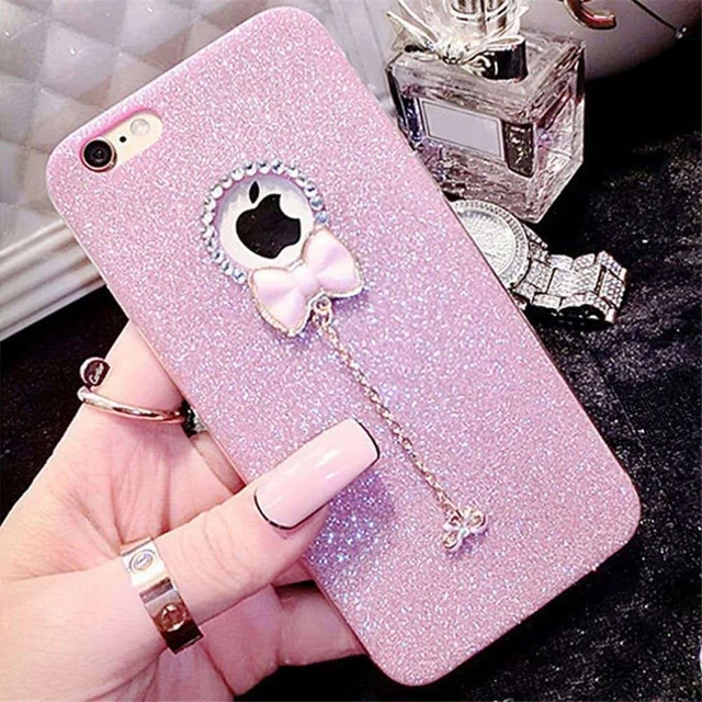 For Iphone 7 Plus Case Luxury For Women Girls For Capinha Para Iphone 6s Glitter Bling Case For Iphone 5 5s Se 7 6 Plus X Xs - Mobile Phone Cases & Covers - AliExpress