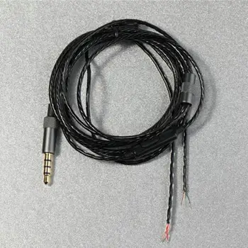 

200Pcs/Lot With Mic 1.2m New 3.5mm Jack Earphone Audio DIY LC-OFC 20 Cores Wire Cable Repair Upgrade Cable