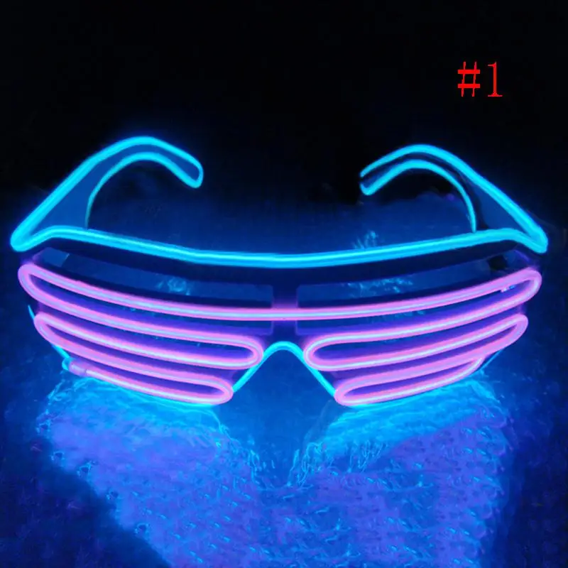 Креативные светодиодные очки для ночного клуба, Bluetooth, светодиодные очки, многофункциональные, крутые, вечерние, модные, мигающие солнцезащитные очки, очки с управлением через приложение - Цвет: ice blue