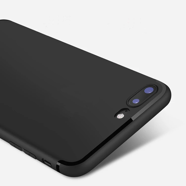 YiKELO رقيقة جدا ماتي TPU السيليكون كامل الجسم غطاء حقيبة لهاتف أي فون 8 7 6 6 S زائد 5 5 S 5SE X حالة فرك الهاتف حالات ل iPhoneX