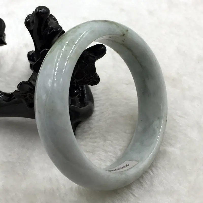 

0396 Natural Green Jadeite Jade Gems Bracelet Bangle