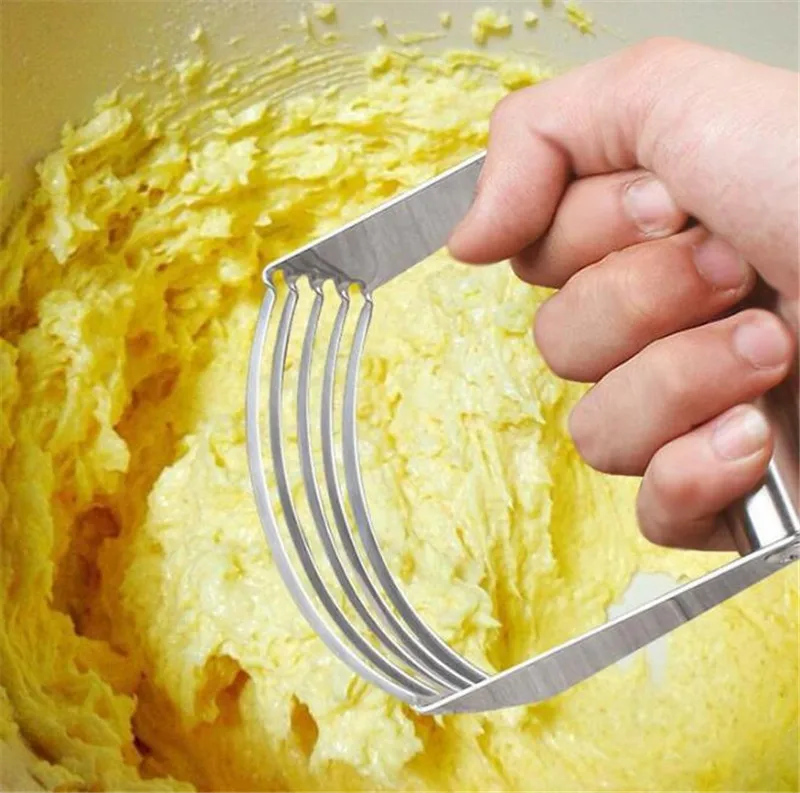  Cake Decoration Tools Stainless Steel Pizza Dough Scraper Cutter Baking Pastry Spatulas Fondant Kit