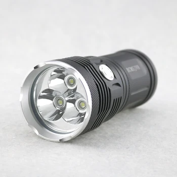 

New Arrival 5000 Lumens 3XCree XML T6 LED Hunting Flashlight High-Low-Strobe 3 Modes White Lights Hard Light Torch