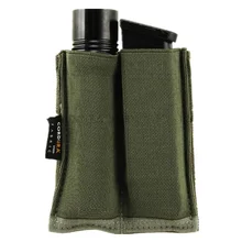 Cordura, Тактическая molle чехол для журналов двойная mag сумка для фонарика(Coyote коричневый MC BK ACU Foliage зеленый) bd2389a