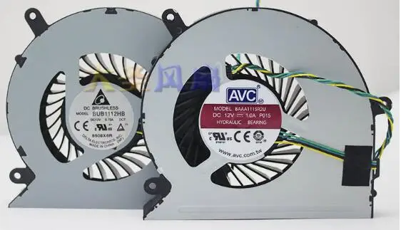 Delta BUB1112HB 12V 0.75A/AVC BAAA1115R2U 12V 1.0A четырехпроводный турбинный вентилятор