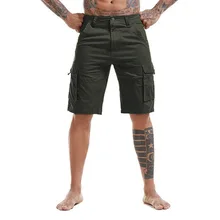 LASPERAL мужские шорты-карго в Военном Стиле брендовые модные камуфляжные шорты для тренировок мужские повседневные хлопковые свободные шорты больших размеров