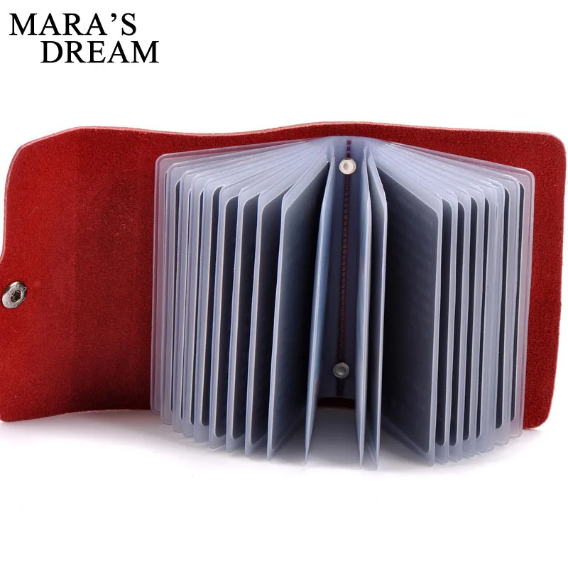 

Mara's Dream Fashion Credit Card Holder Travel Cards Wallet PU Leather Business ID Card Holders Women Pillow Organizer Purses