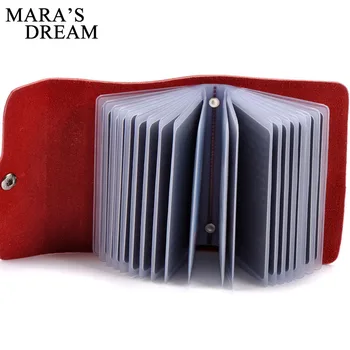 

Mara's Dream Fashion Credit Card Holder Travel Cards Wallet PU Leather Business ID Card Holders Women Pillow Organizer Purses