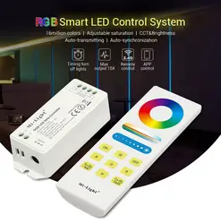 Milight FUT043A RGB Smart светодио дный Управление Системы 15A 6A/канал 2.4g беспроводное устройство светодио дный Управление Лер DC12 ~ 24 В Бесплатная