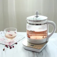 Электрический чайник многофункциональный полностью автоматическим утолщенные стекла поднял горшок вода закипела Цветочный чай защита от перегрева