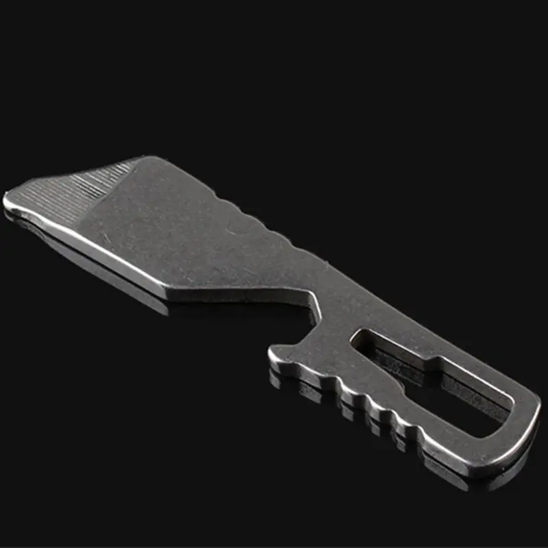 

EDC multi-function bottle opener keychains outdoor crowbar Portable tools